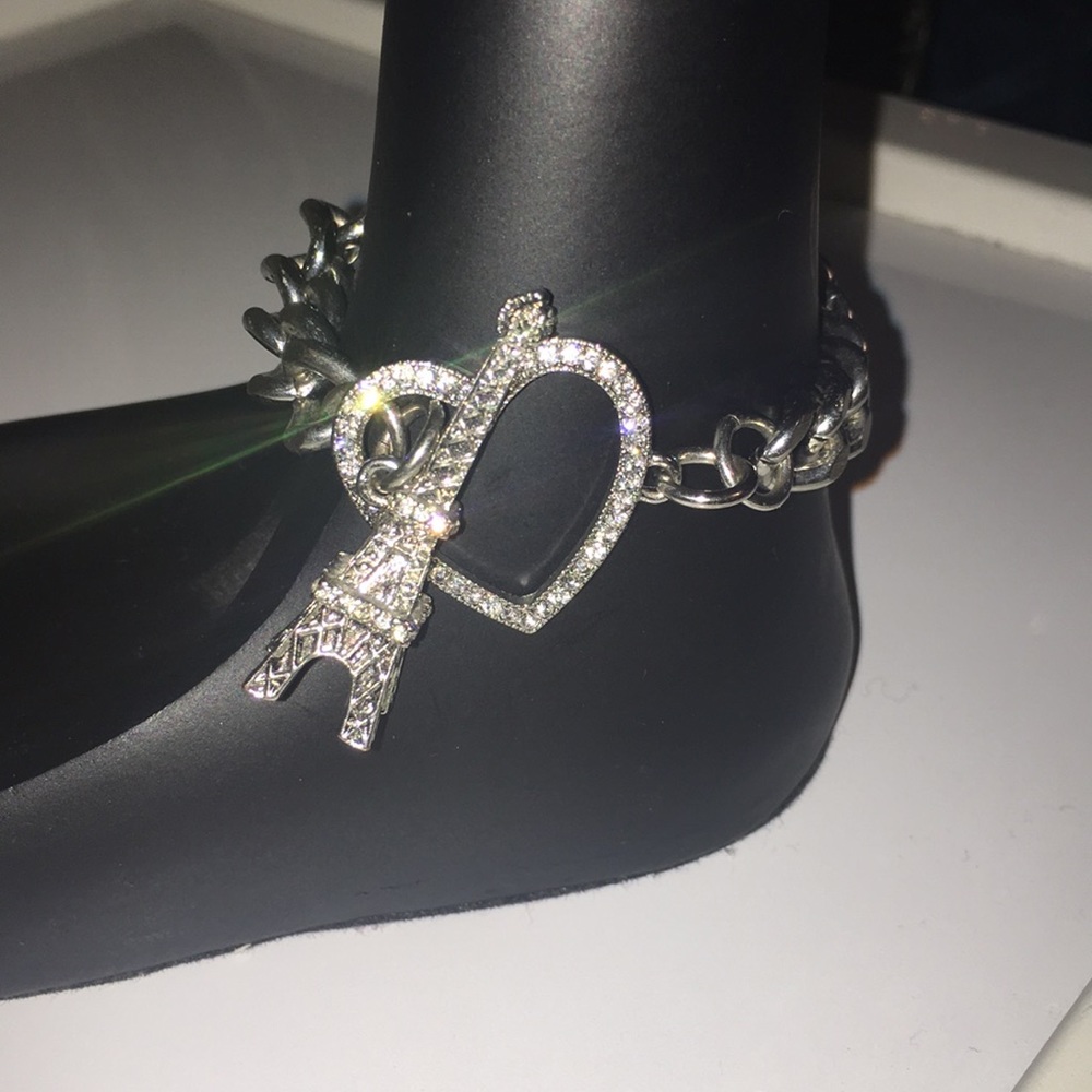 Paris Eiffel Tower charm bracelet